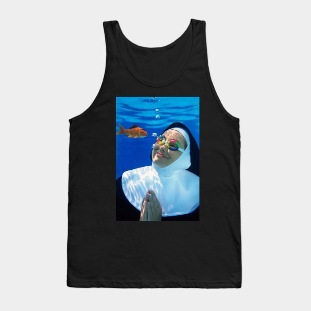 The art of Stock-like photos 4 : Diving nun Tank Top by Lukasking Tees